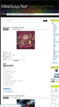 Mobile Screenshot of mikkisays.net